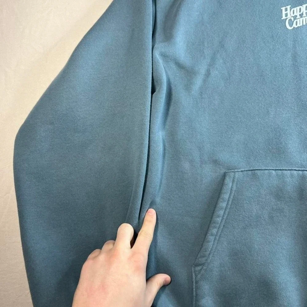 Happy Camp3r "reality is created by the mind" blue hoodie Size XL - Picture 4 of 7